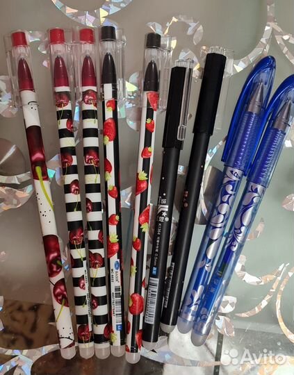 Ручки, стержни пиши-стирай, планинг