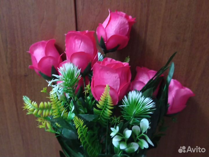 Искуственные цветы розы