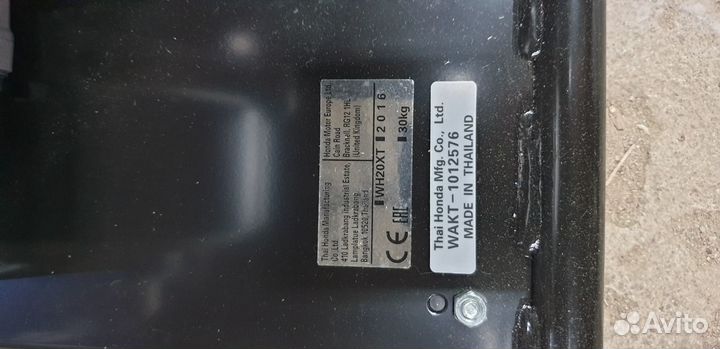 Мотопомпа Honda wh20xt EFX новая