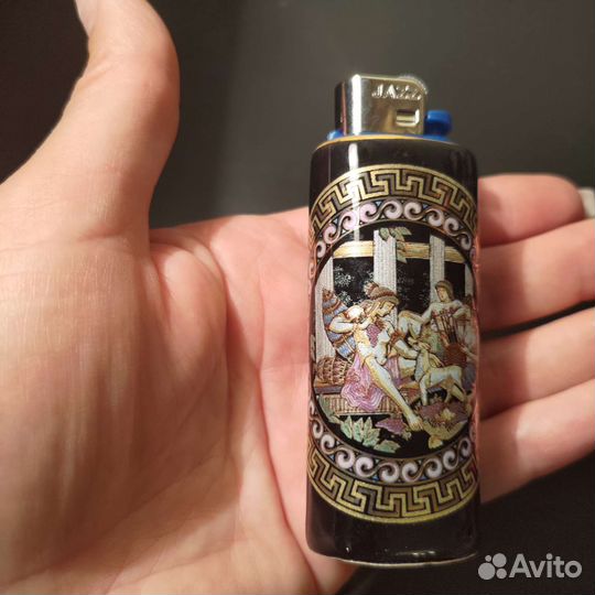 Пепельница с футляром для зажигалки, Греция