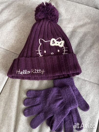 Шапка на флисе для девочки