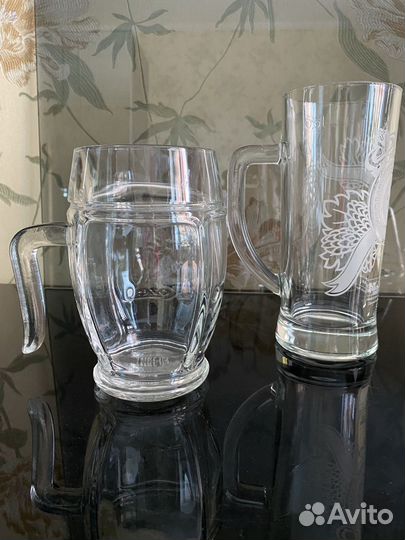 Кружки для пива, рюмки