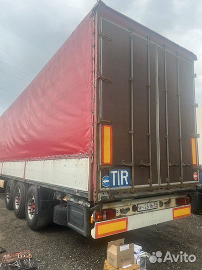 Тент на полуприцеп в сборе с каркасом и воротами