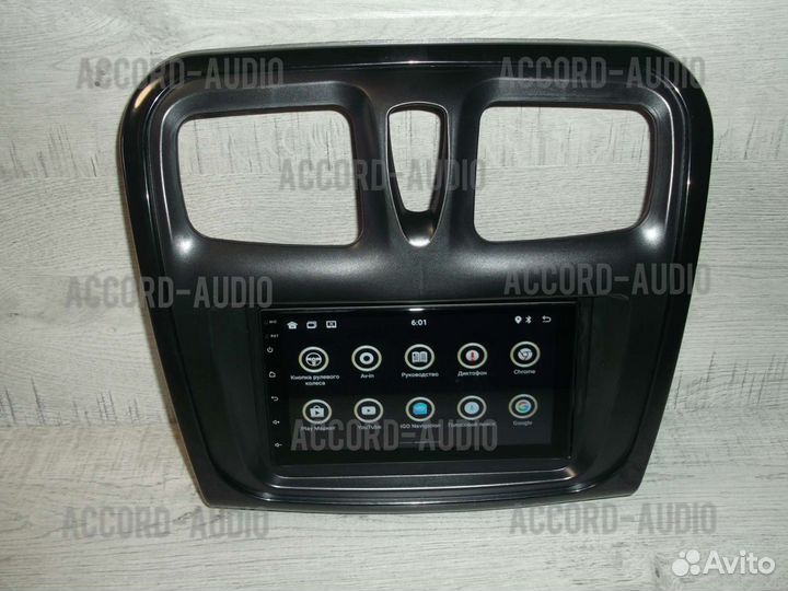 Магнитола Renault Logan 2 Android GPS WiFi