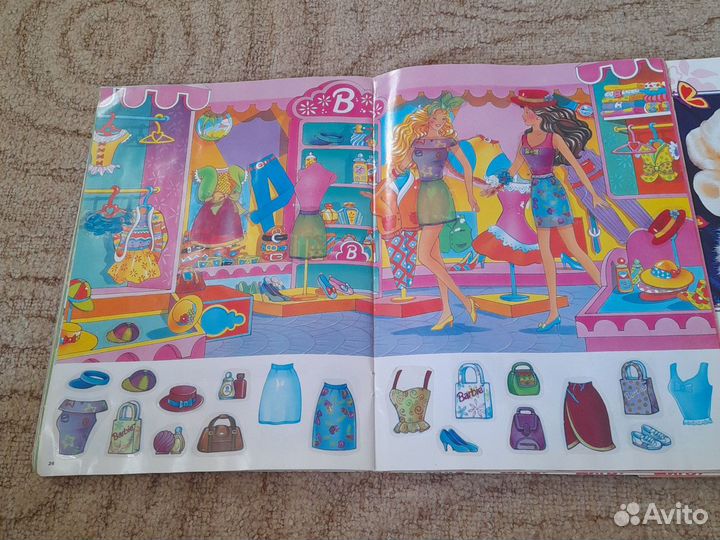 Журнал с наклейками Барби