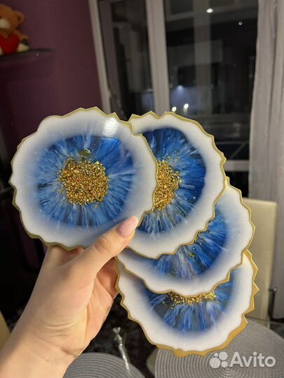 Подстаканник из эпоксидной смолы