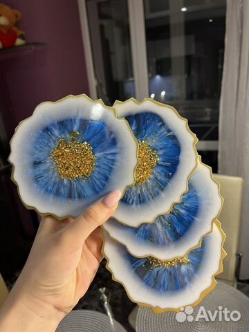 Подстаканник из эпоксидной смолы