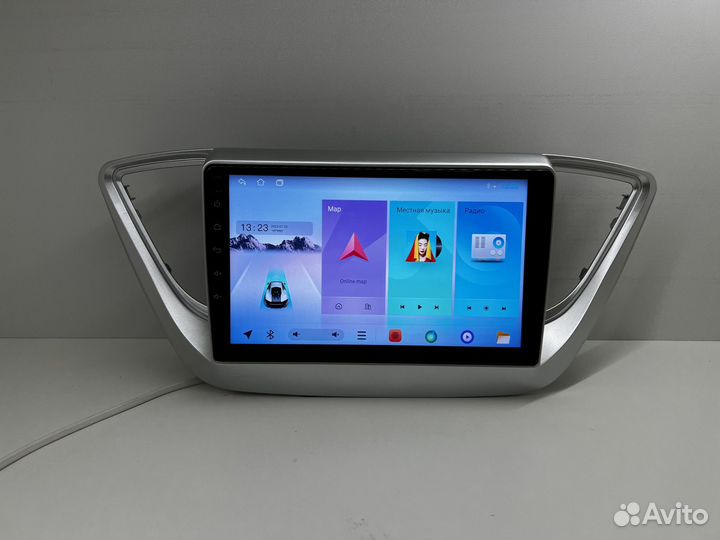 Магнитола Android Hyundai Solaris 2017-2020 1/32GB