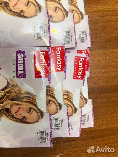 Детские колготки белые Conte Sandra