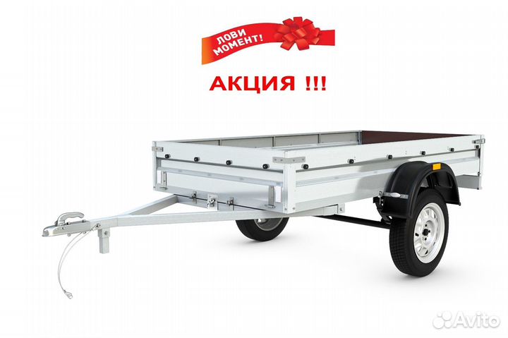 Прицеп Титан 2513 низкий борт (2500х1300 мм)