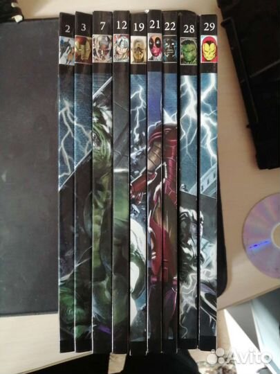 Комиксы серии марвел ашет