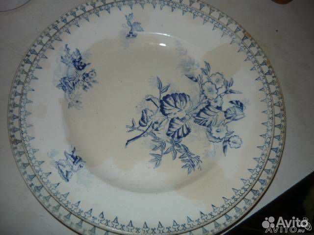 2 тарелки старинные