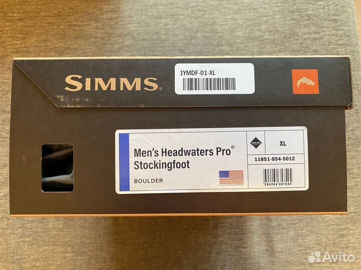 Simms Headwaters Pro Stockingfoot р.XL