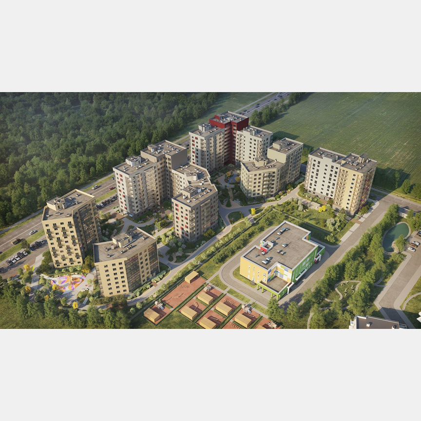 2-к. квартира, 60,2 м², 1/7 эт.