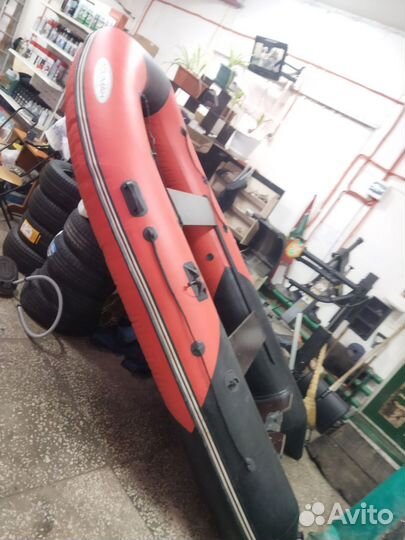 Надувная лодка пвх бу с мотором