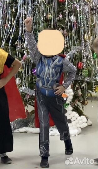 Костюм новогодний карнавальный Тор р. 120