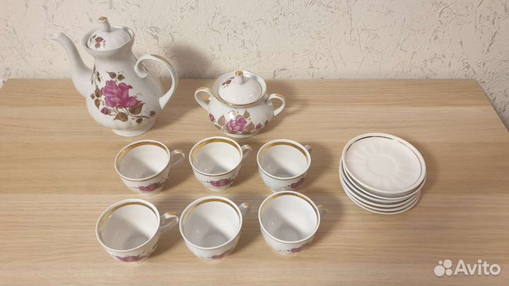 Сервиз кофейный синельниковский фз 70е гг