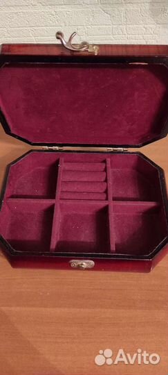 Шкатулка деревянная, новая