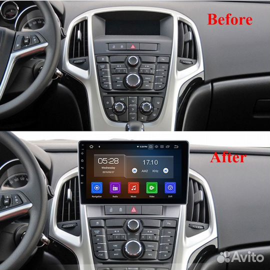 Андроид магнитола Opel Astra J Ts7 1/16 Gb