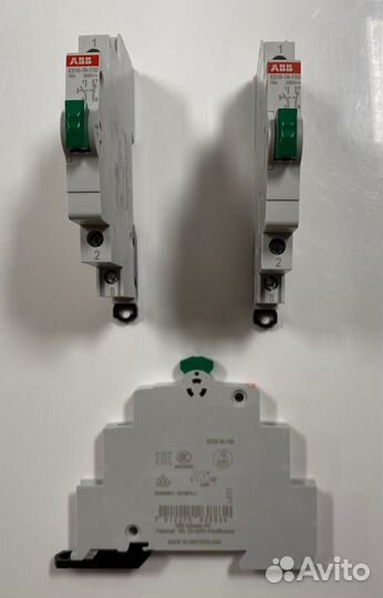 Модульные выключатели и лампы ABB