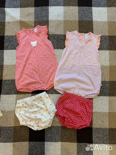 Вещи пакетом на девочку 74 см