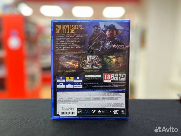 Диск PS4 Evil West (Новый) RUS SUB