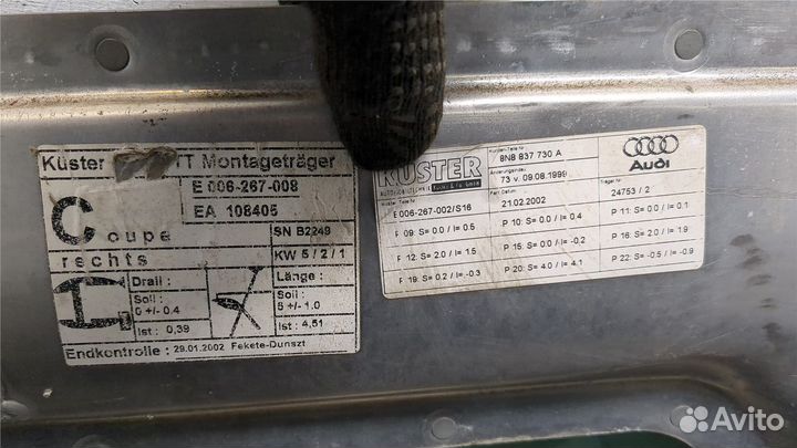 Стеклоподъемник электрический Audi TT, 2002