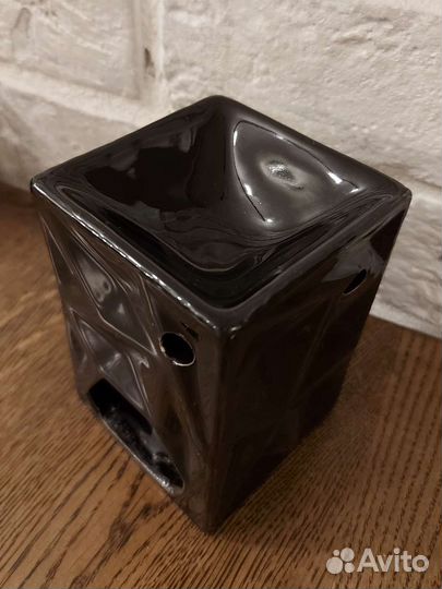 Аромолампа керамическая чёрная