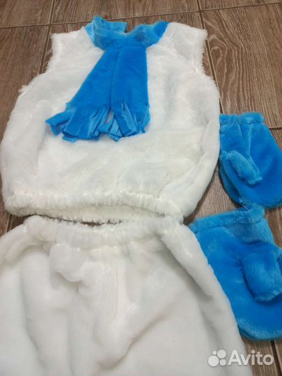 Костюм снеговика 98-116 см