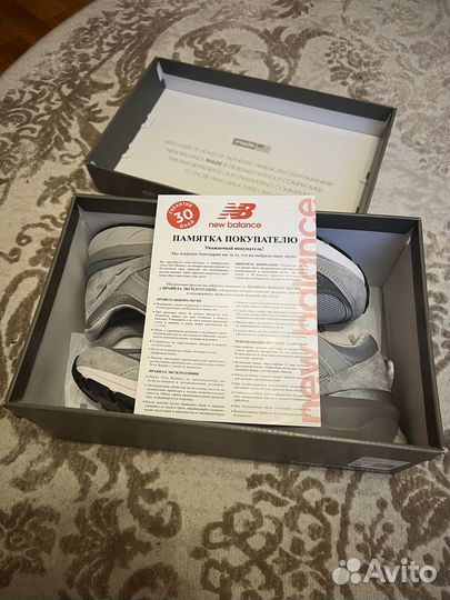 Кроссовки New Balance 990v5 Grey USA оригинал