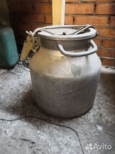 Бидон алюминиевый 30 литров СССР