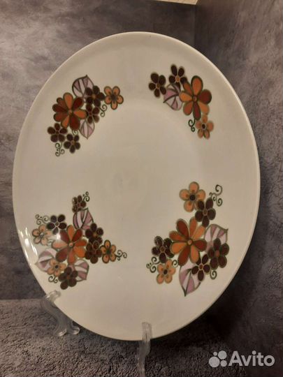 Блюдо большое фарфор гдр