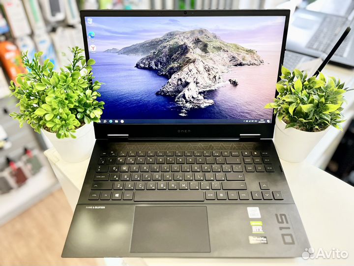 Мощный игровой HP: i7-10/16Gb/RXT3070