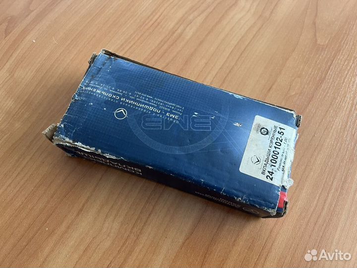 Вкладыши змз коренные 1,0 на газ, УАЗ