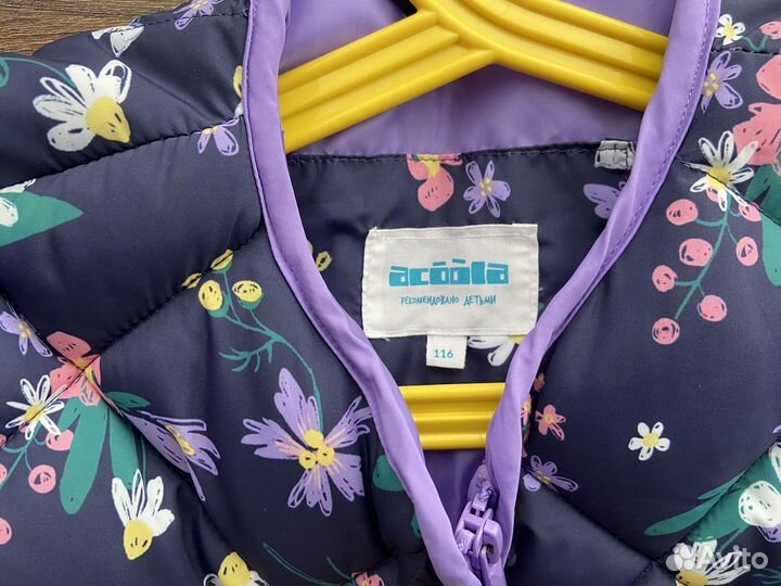 Куртка утепленная для девочки р-р 116