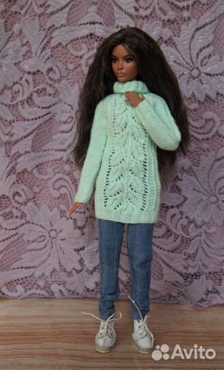 Одежда для Барби. Свитер для Барби