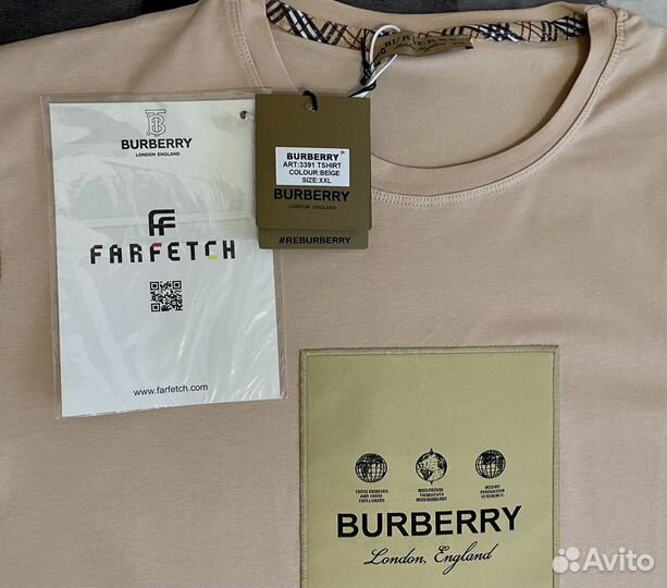 Футболка burberry Beige