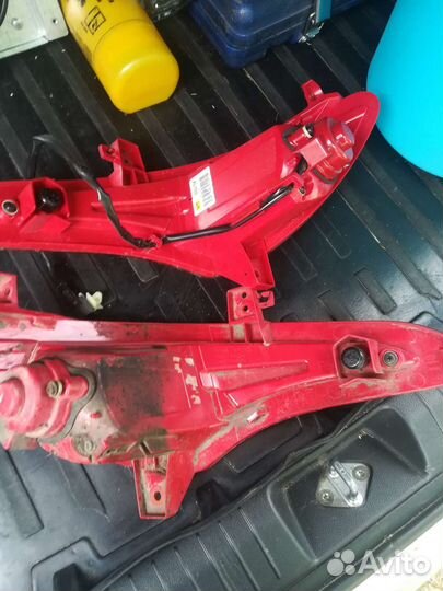 Задний противотуманный фонарь хундай Солярис 2016