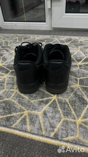 Кроссовки nike air force 1 black Оригинал