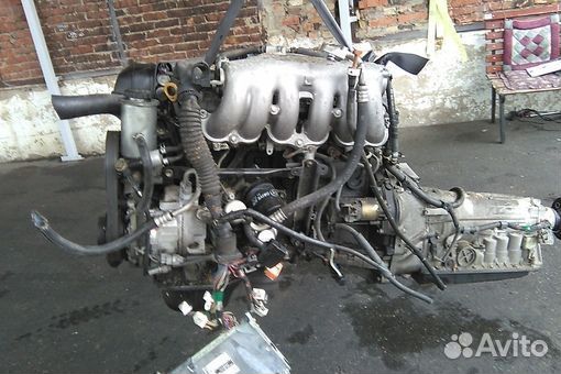 Двигатель в сборе двс toyota aristo JZS160 2JZ-GE