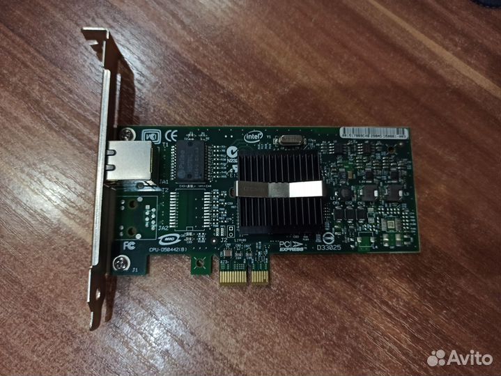 Сетевая карта Intel PRO/1000 PT server adapter