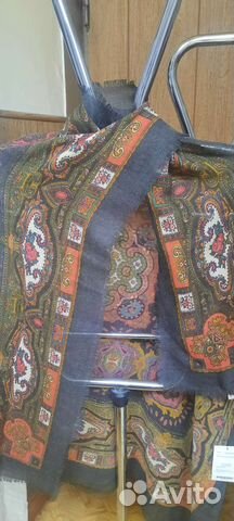 Платок женский Fabretti черно-красный