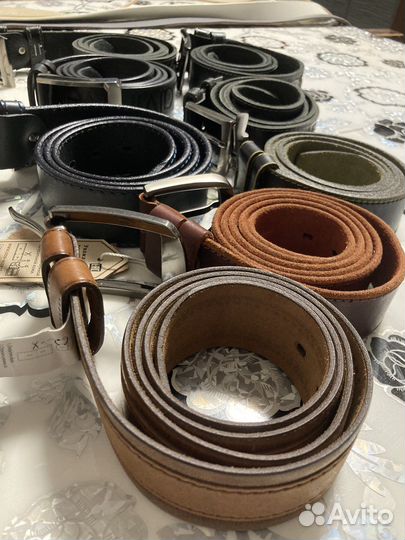 Мужской кожаный ремень