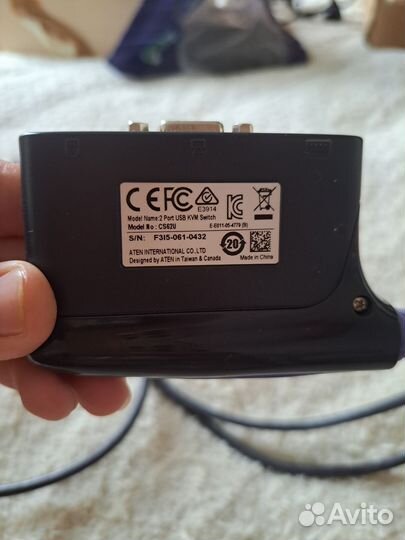 Портовый KVM переключатель aten CS62U-A7