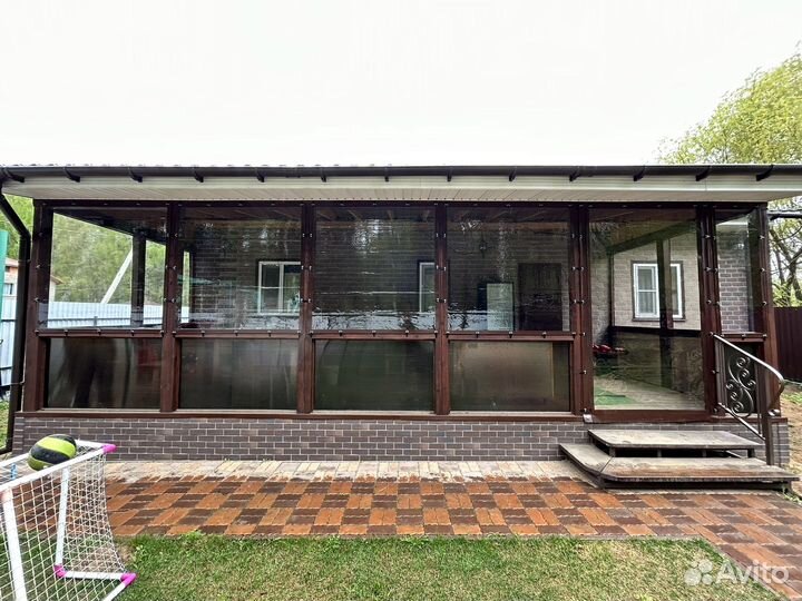 Мягкие окна для беседки