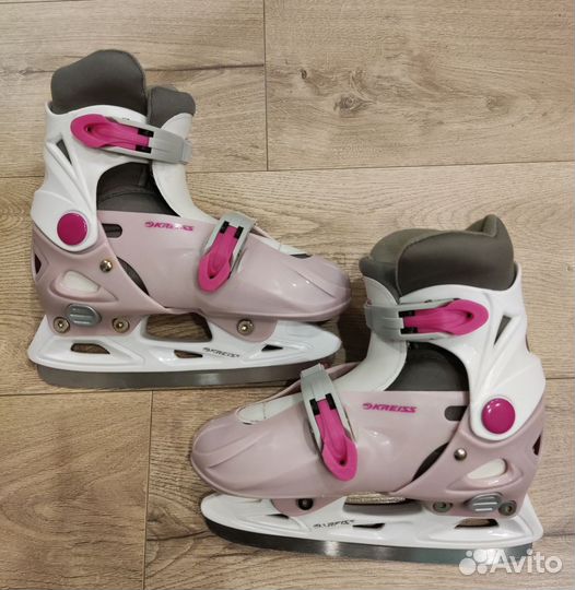 Коньки для девочки раздвижные 33-36