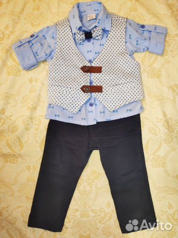 Детский классический костюм размер 80