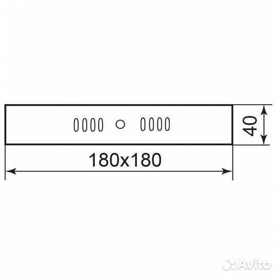 Светильник накладной квадрат AL505 12W 4000K 27924