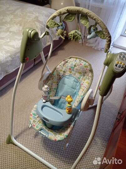 Детские электронные качели для новорожденных