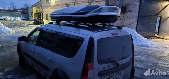 Автобокс Voyage 500л 218см цвет Серебристый Х